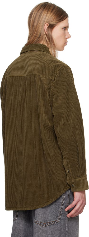 Риза ISABEL MARANT Isabel Marant Nario Corduroy Shirt Зелено | CH0198HA-B4G03H, 2
