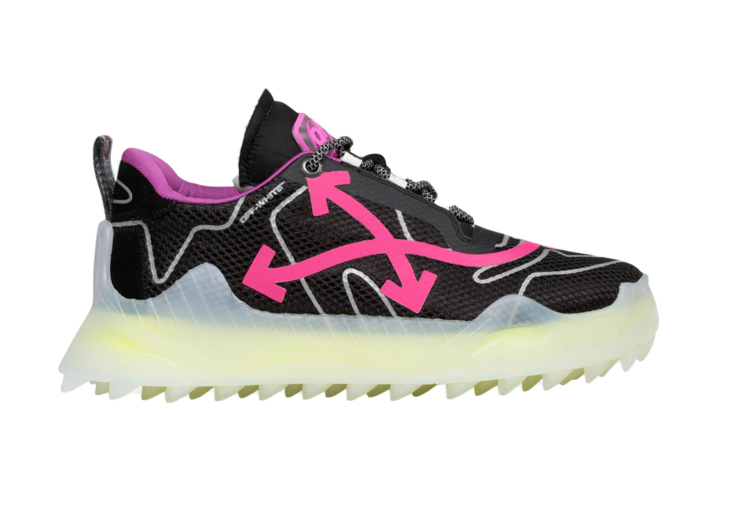 Кецове и обувки Off-White Odsy-1000 "Transparent Fuchsia" Лилаво | OMIA179E20FAB0017932, 0