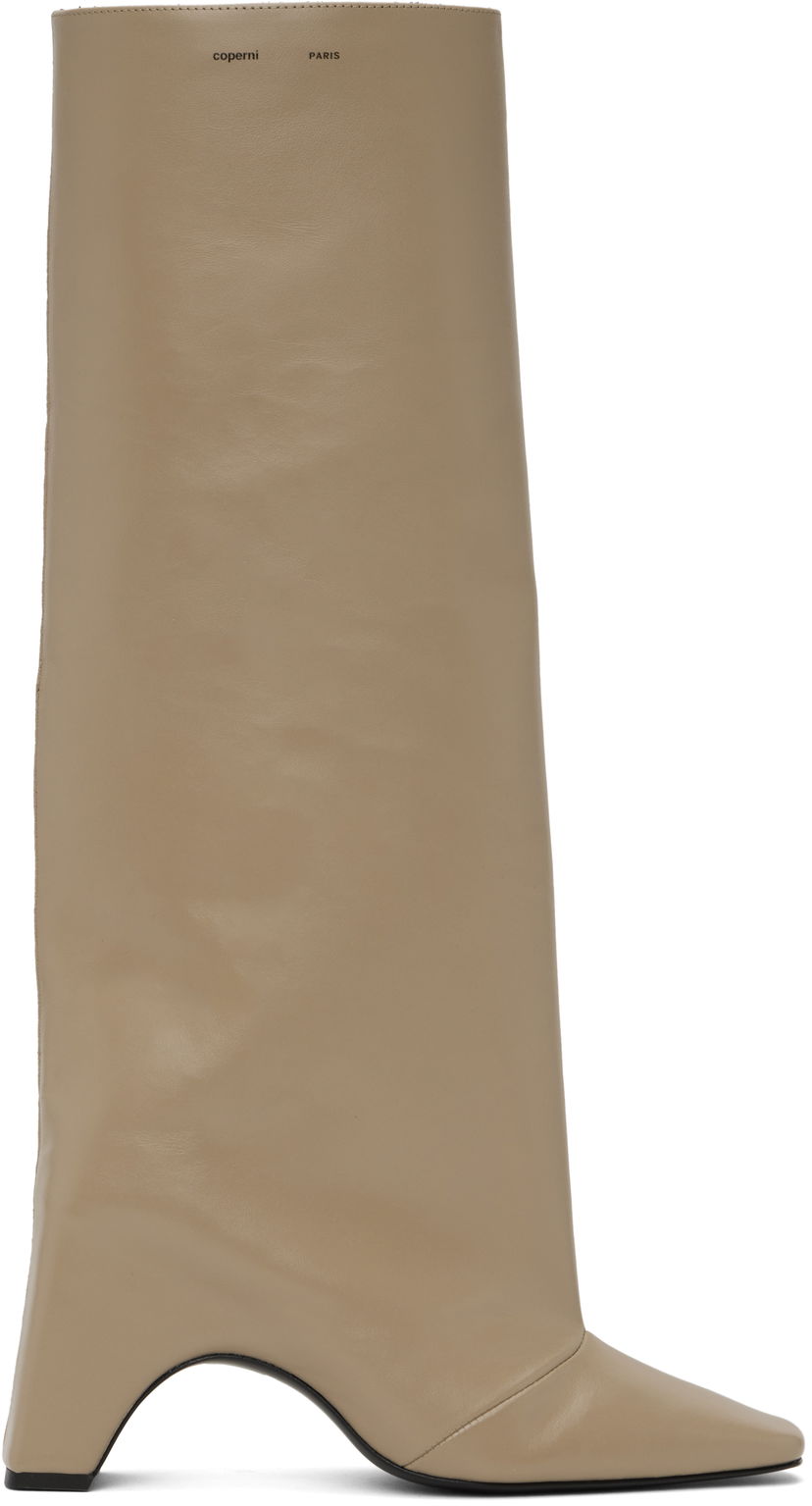 Облекло Coperni Coperni Bridge Tall Boots Бежово | COPSH03F6012