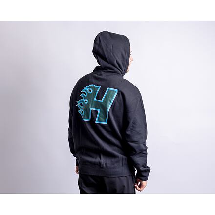 Суитчър HUF Enforcer Hoodie Black Черно | pf00522-black, 1