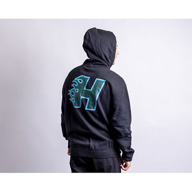 Суитчър HUF Enforcer Hoodie Black Черно | pf00522-black, 1