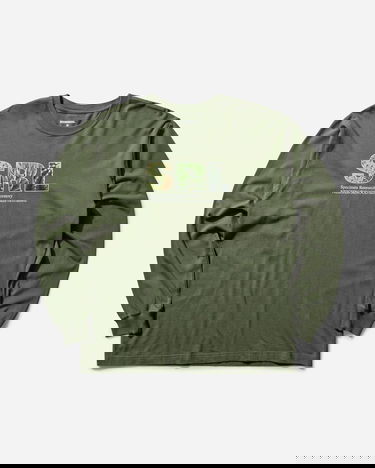 Тениска Neighborhood SRL LS-2 Olive Drab Longsleeve T-Shirt Зелено | 242PCNH-LT20 OD, 1