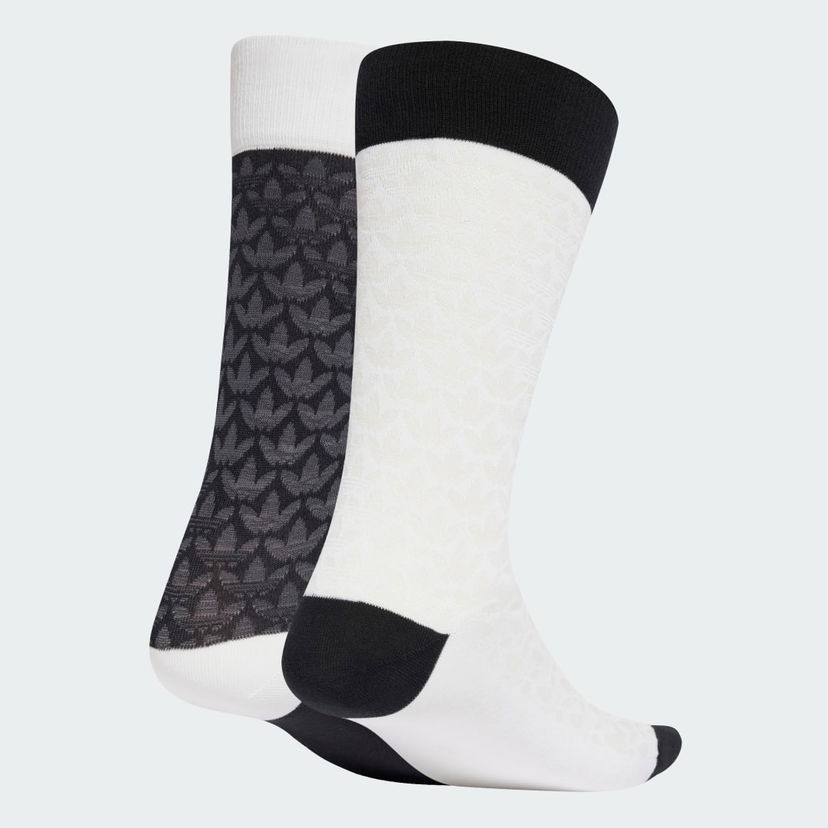 Чорапи adidas Performance Two Pack Monogram Crew Socks Бяло | JC8631