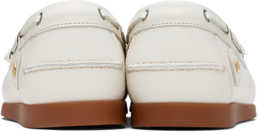 Кецове и обувки Valentino Valentino Garavani Palm Avenue Buffalo Leather Boat Shoes Бяло | 7Y2S0K85PNJ, 1