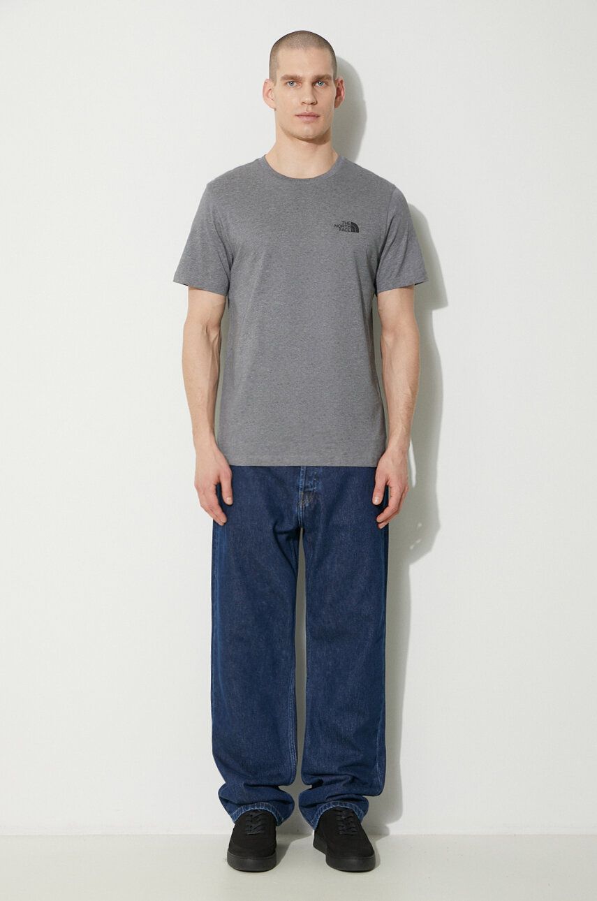 Тениска The North Face T-Shirt Simple Dome Сиво | NF0A87NGDYY1, 1
