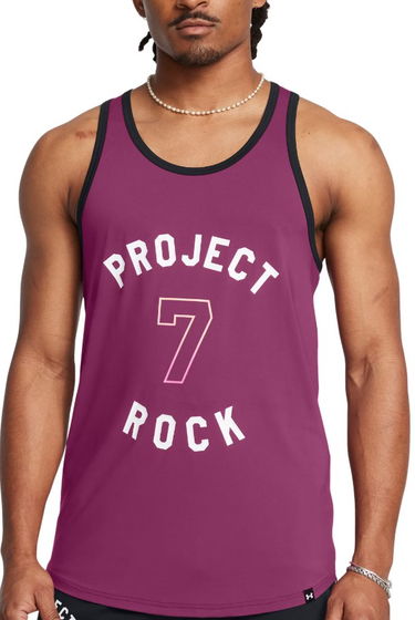 Потник Under Armour Project Rock Mesh Tank Top Лилаво | 1386888-505, 0