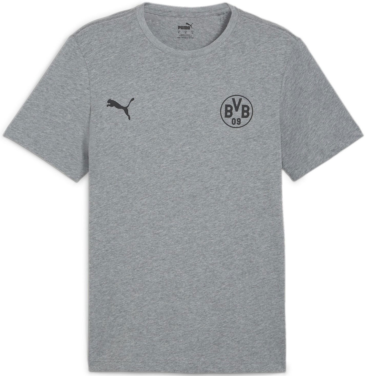 Тениска Puma BVB Essential Logo T-Shirt Сиво | 775993-08, 0