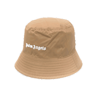 Шапка Palm Angels Classic Logo Bucket Hat Бежово | PMLA026S22FAB0017401, 0