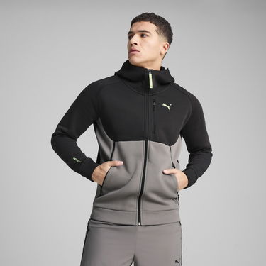 Суитчър Puma PUMATECH Men's Full-Zip Hoodie Сиво | 629674_79, 0