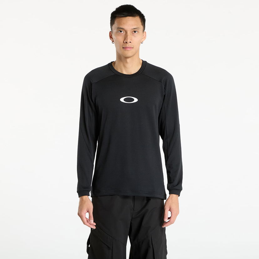 Суитчър OAKLEY Men's Enhance Light Grid Long Sleeve Crew Sweatshirt Черно | FOA408123-02E
