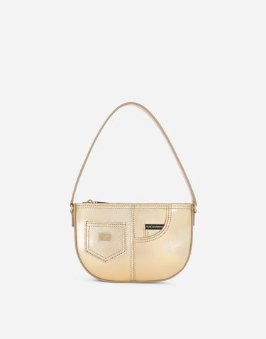 Чанта през рамо Dolce & Gabbana Dolce & Gabbana DG Girlie Nappa Leather Handbag Металик | EB0242AJ13387601, 0