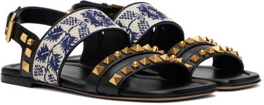 Облекло Valentino Valentino Garavani County Grape Embroidery Sandals Черно | 6W2S0LP2CQL, 3