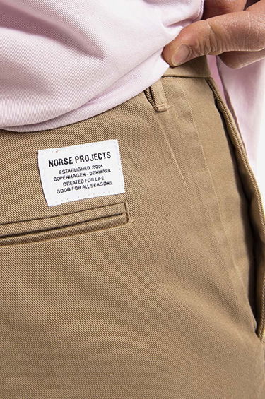 Панталони и дънки NORSE PROJECTS Aros Slim Light Stretch Бежово | N25-0367-0966, 3