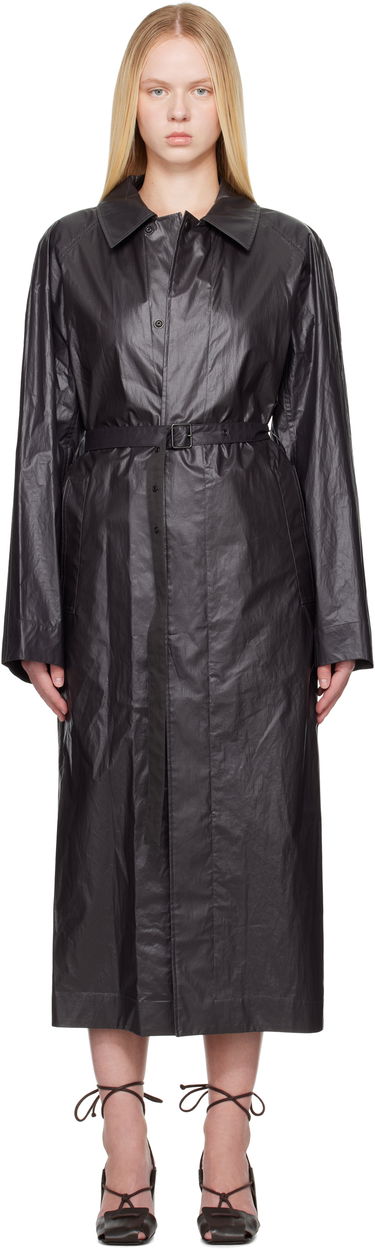 Дъждобран LEMAIRE Lemaire Light Belted Coat Черно | CO1103 LF1381, 0