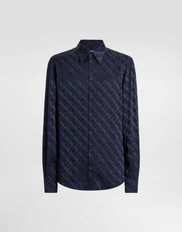 Martini Shirt Logo Silk Jacquard