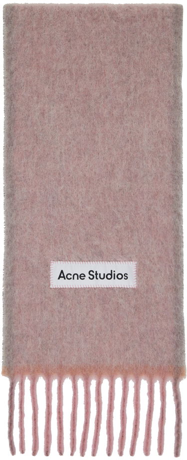 Облекло Acne Studios Pink Fringe Scarf Бургунди | CA0290-, 0