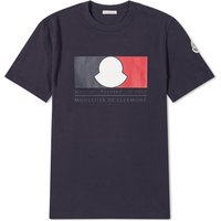 Тениска Moncler Box Logo Navy Черно | 8C000-19-8390T-778, 1