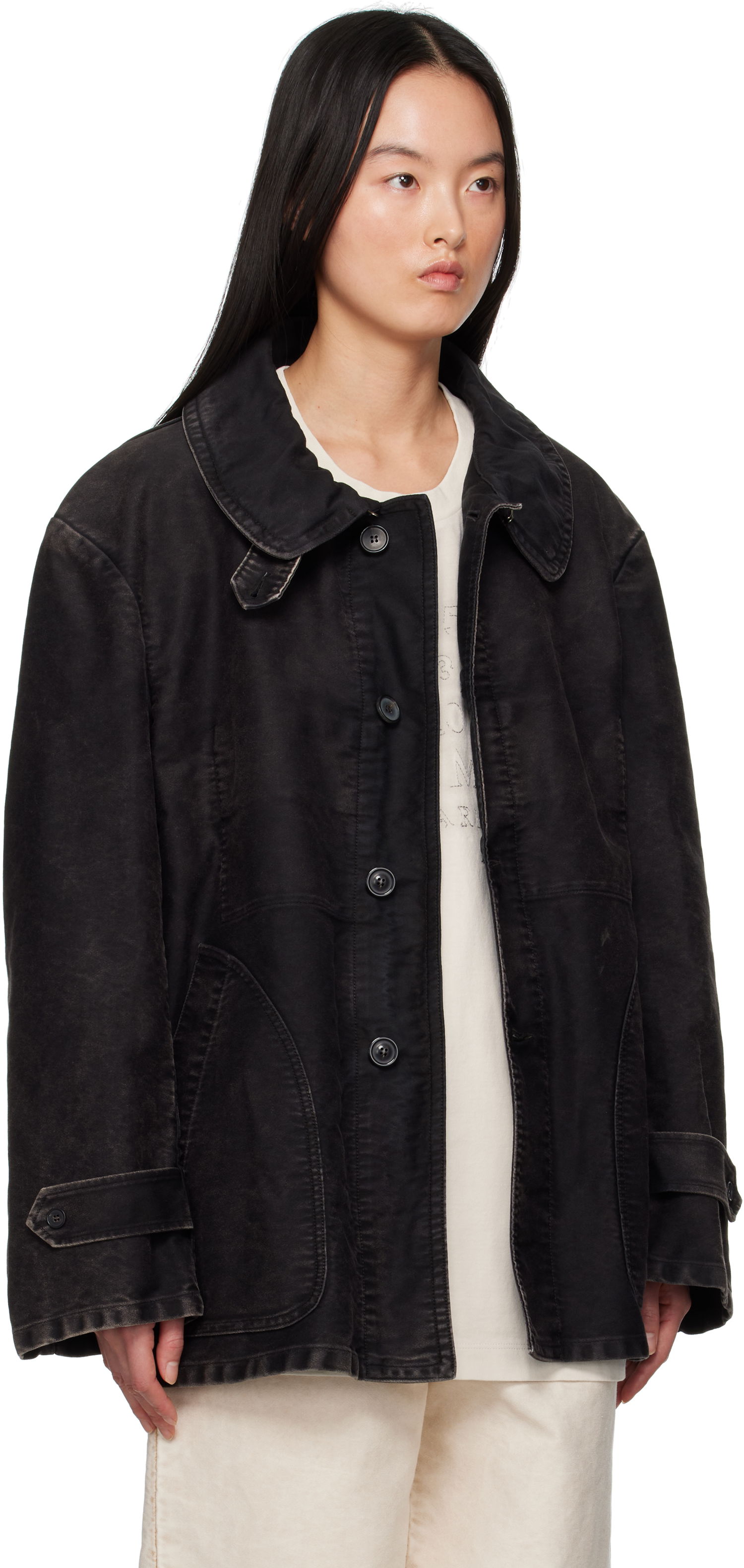 Яке Maison Margiela Maison Margiela Faded Denim Jacket Черно | S51AM0497 S76543, 1