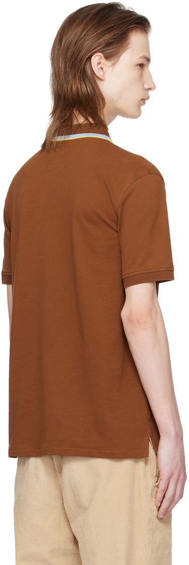Поло тениска Paul Smith PS Paul Smith Zebra Polo Кафяво | M2R-151LE-M21511-66, 2