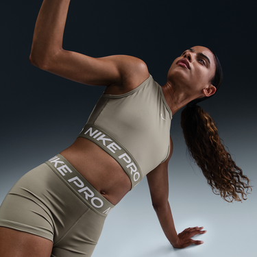 Съкратен топ Nike Dri-FIT Pro Training Crop Top Зелено | FZ3615-320, 4