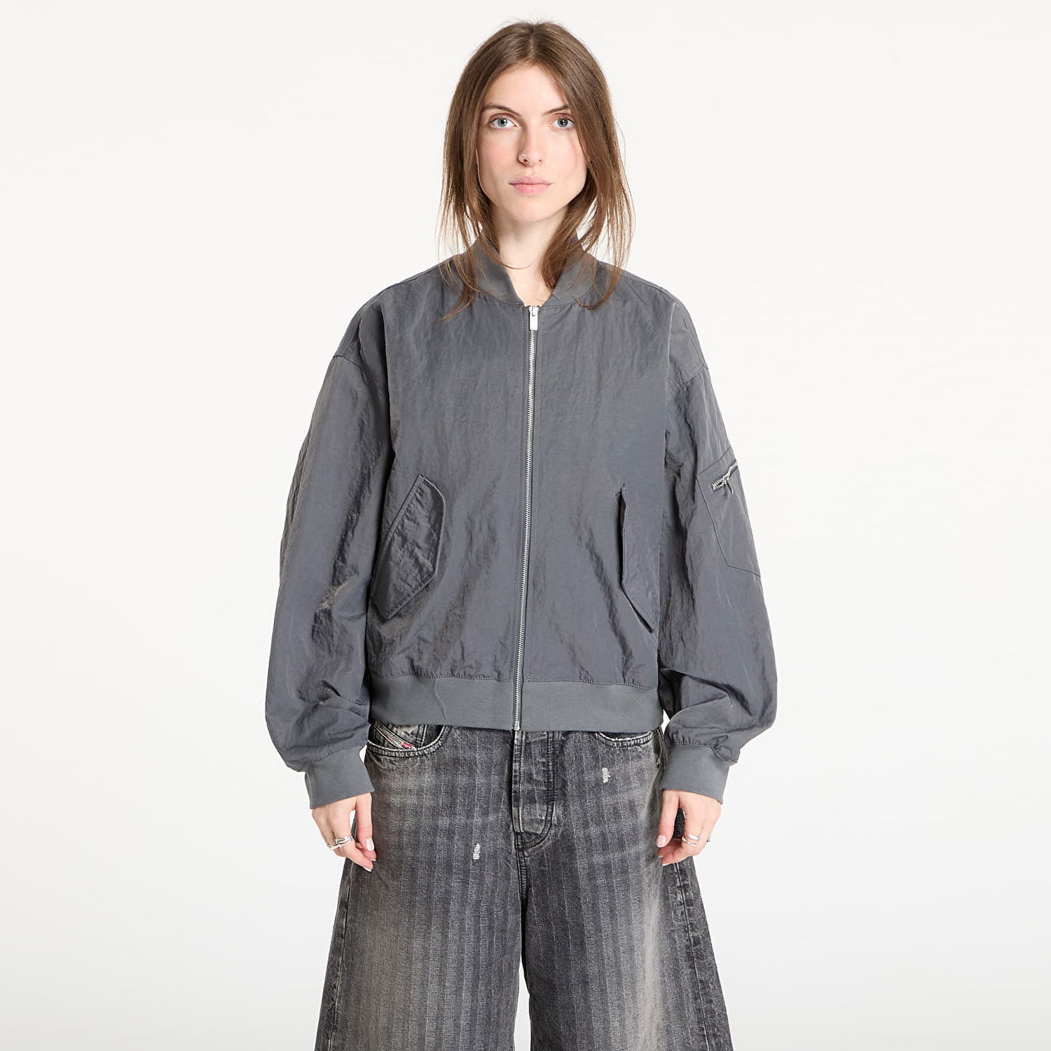 Яке бомбър Jordan Jordan Flight Renegade Jacket Сиво | HJ0544-068, 0