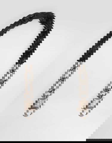 Раници и чанти Dolce & Gabbana Leather Wrapped Chain Bag Strap Черно | BI3429AW1188Z882, 3