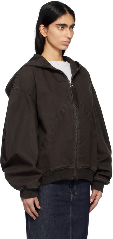 Суитчър The Attico Attico Hooded Bomber Jacket Кафяво | 250WCB00066 DDC093AA, 1