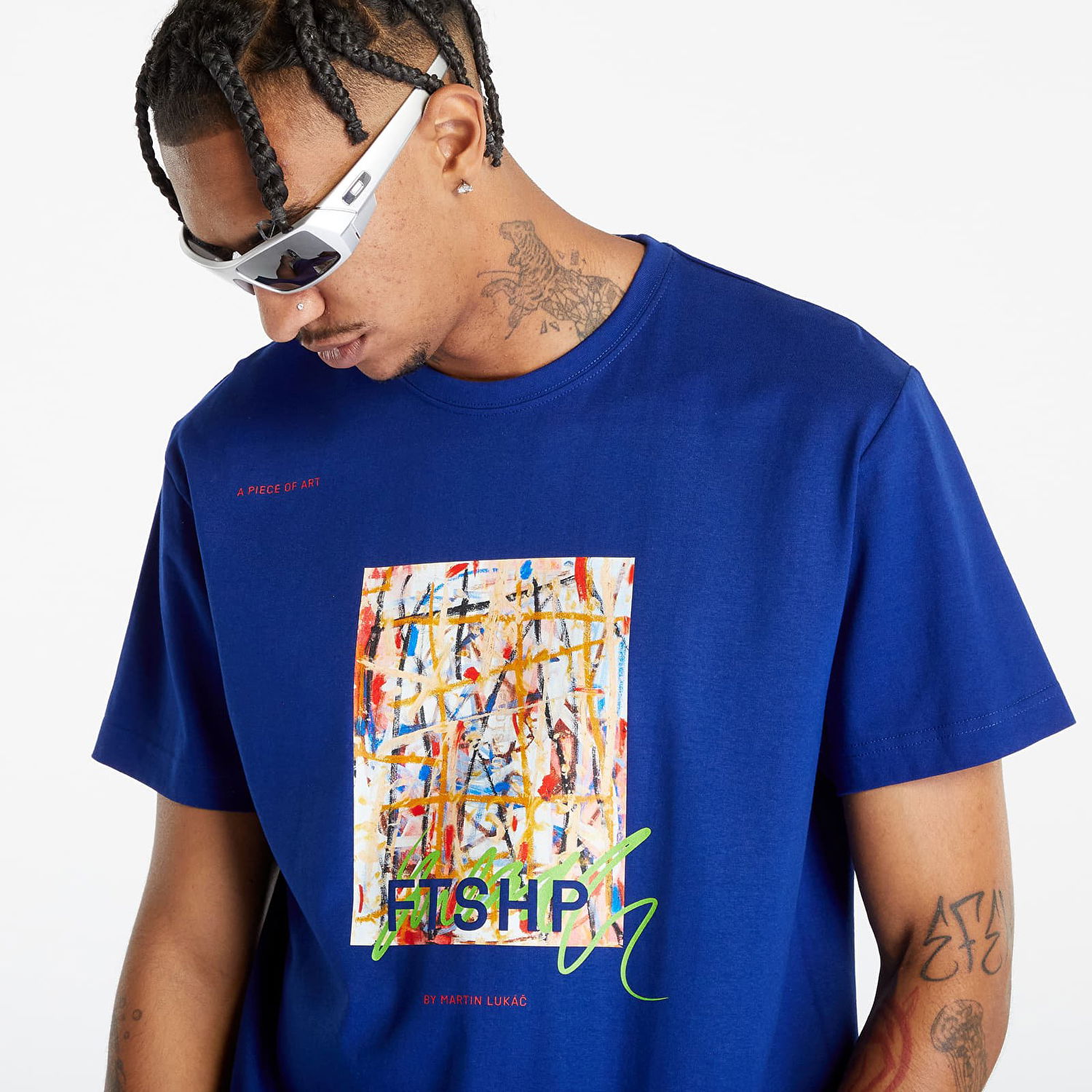 Тениска Footshop Colouring Outside The Lines Тъмно синьо | FTSHP_304, 1
