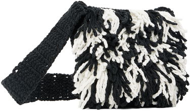 Чанта през рамо ADER ERROR Fringed Crochet Shoulder Bag Многоцветен | BMADSSBA0302BK, 4