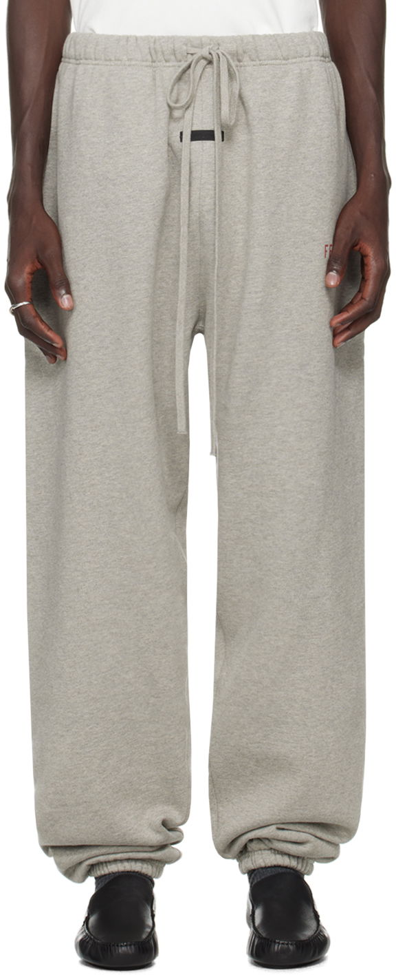 Спортни панталони Fear of God Designer Essentials Sweatpants Сиво | 130BT242021F