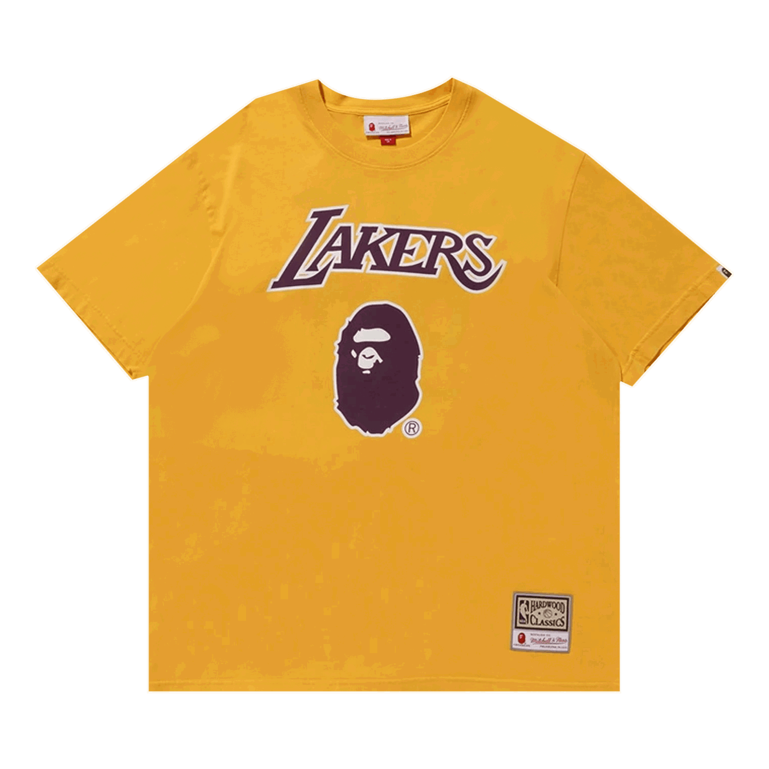 Тениска BAPE Mitchell & Ness x Lakers Tee Жълто | 0039 100000103XMNL YELL, 0