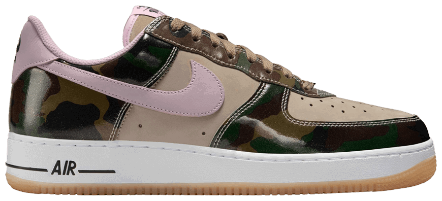Кецове и обувки Nike Air Force 1 Low '07 LV8 Patent Camo Pink Розово | HQ1967-200, 0