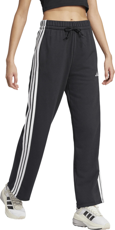 Спортни панталони adidas Performance Essentials 3-Stripes Open Hem French Terry Pants Черно | JW7182, 3