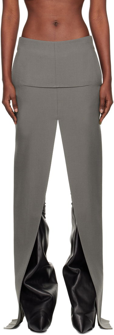 Пола Rick Owens Concordians Sliced Maxi Skirt Сиво | RO02E4387 WD, 0