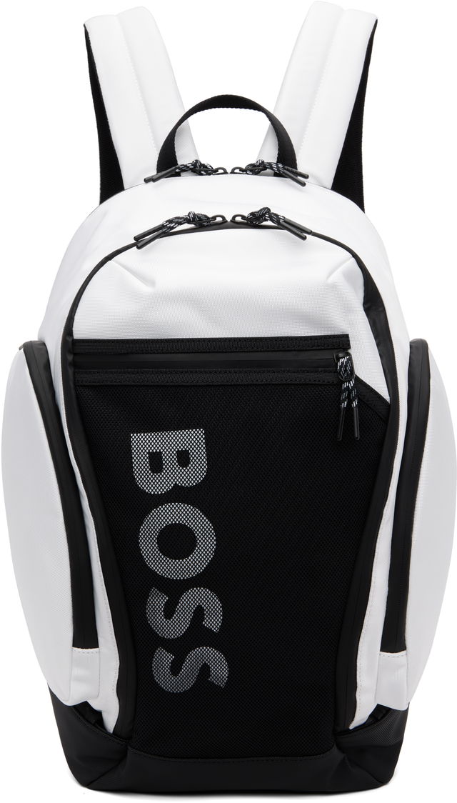 Mesh Front Pocket Logo Backpack