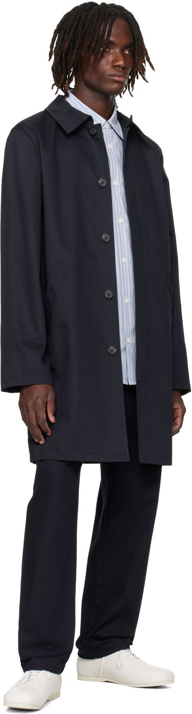 Панталони A.P.C. A.P.C. Renato Pleated Trousers Тъмно синьо | COFCO-H08428, 3
