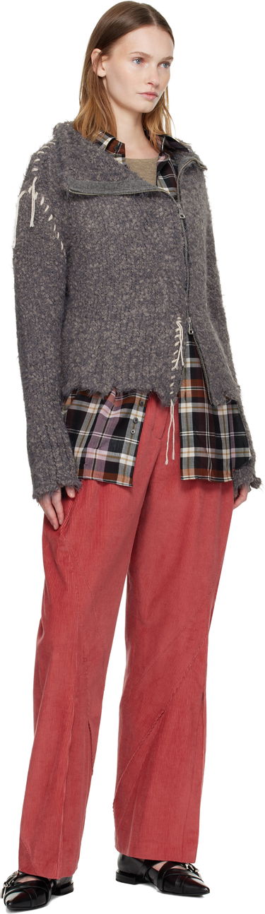 Яке Andersson Bell Harlow Damaged Knit Jacket Сиво | atb1388w, 3