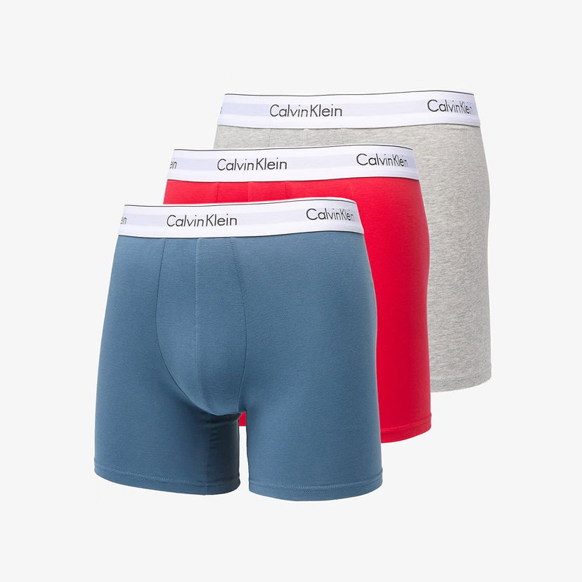 Боксерки CALVIN KLEIN Modern Cotton Stretch Boxer Brief 3-Pack Многоцветен | NB2381A N2I