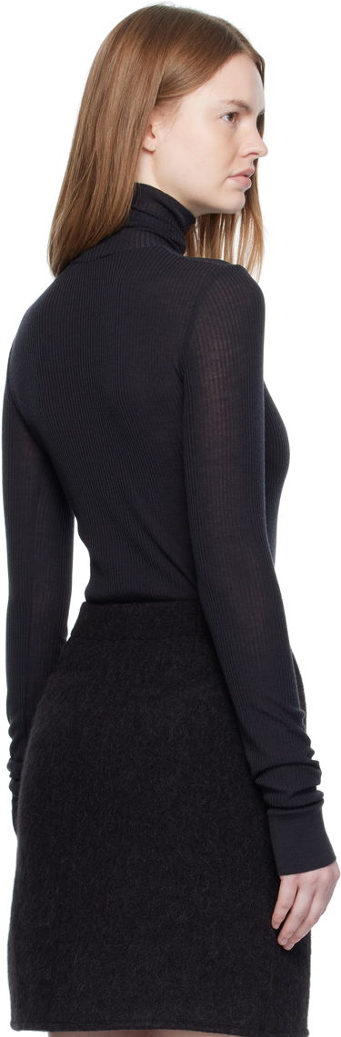 Пуловер LEMAIRE Lemaire Seamless Turtleneck Черно | TO1460 LK1032, 2