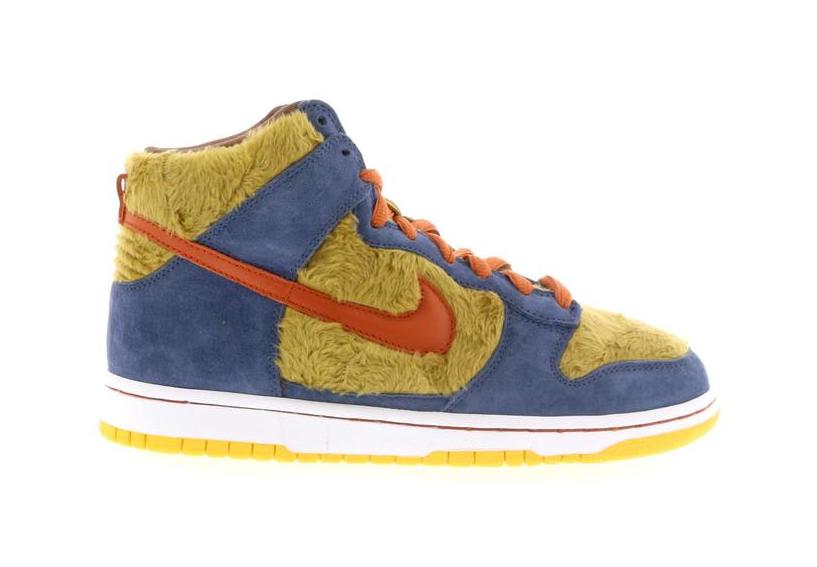 Кецове и обувки Nike SB SB Dunk High Papa Bear Жълто | 313171-781, 0
