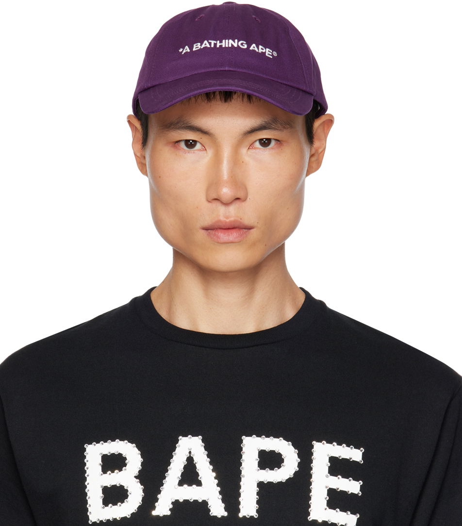 Шапка с козирка BAPE 'A Bathing Ape' Cap Лилаво | 001CPJ801005M, 0