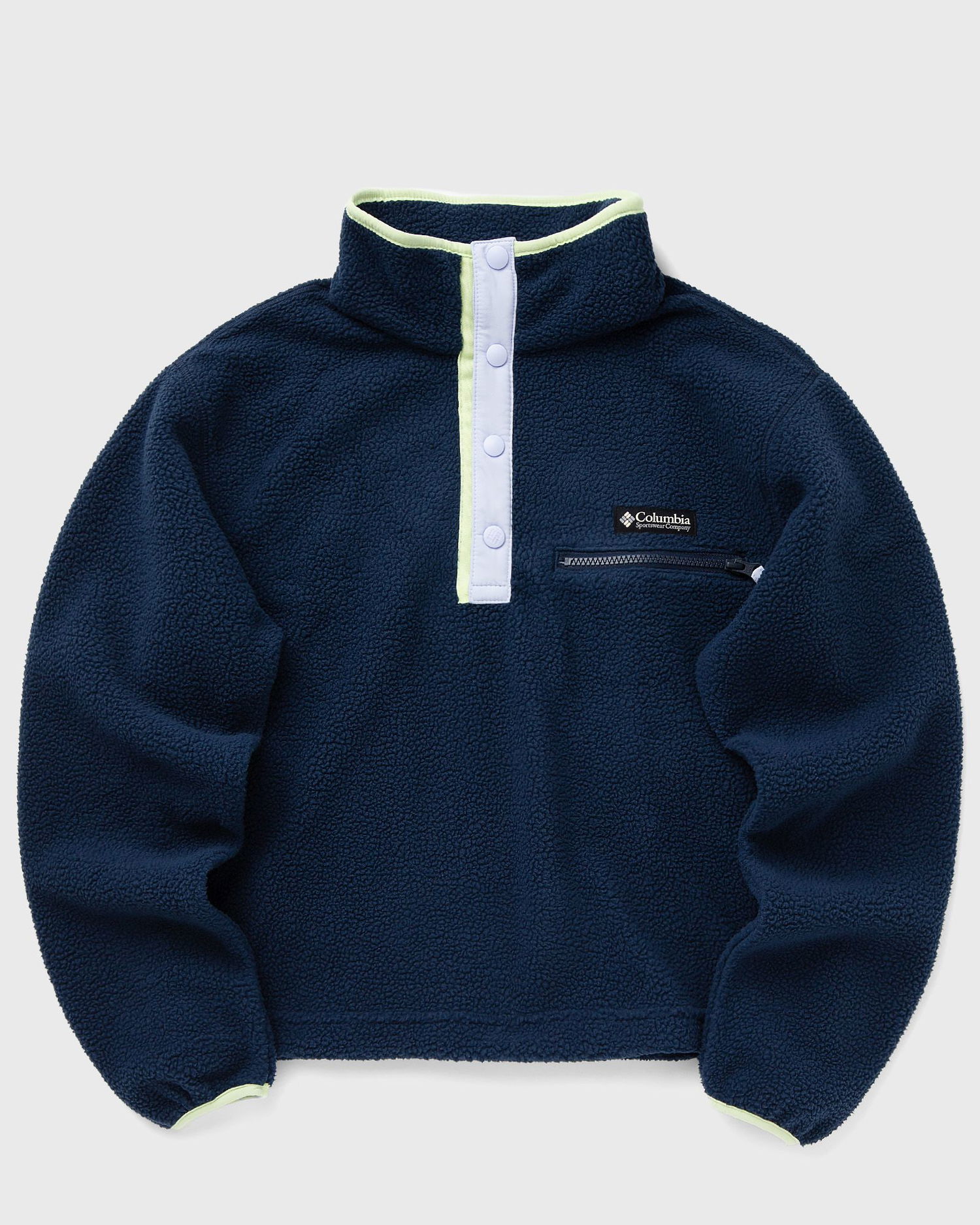 Суитчър Columbia Cropped Fleece Half-Zip Sweatshirt Синьо | 2092231464, 0