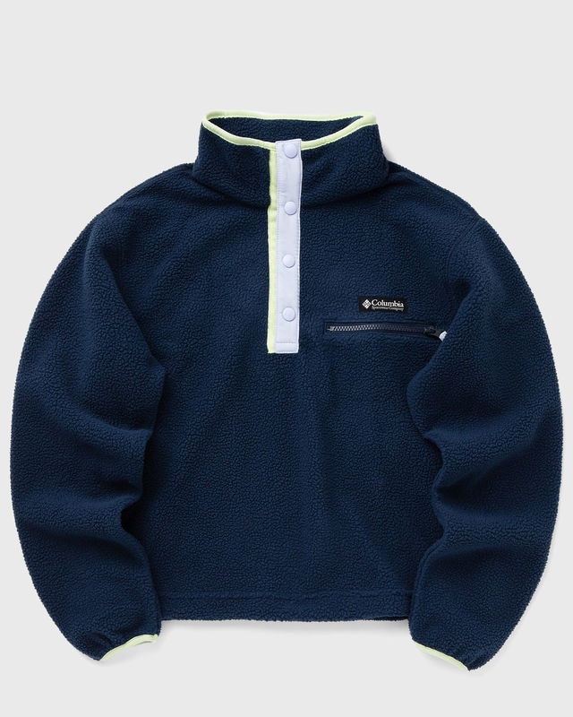 Cropped Fleece Half-Zip Sweatshirt