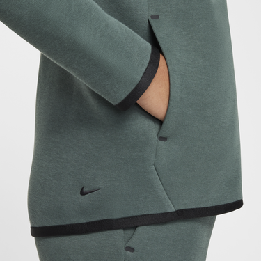 Суитчър Nike Girls' Sportswear Tech Fleece Full-Zip Hoodie Зелено | HV8695-338, 3