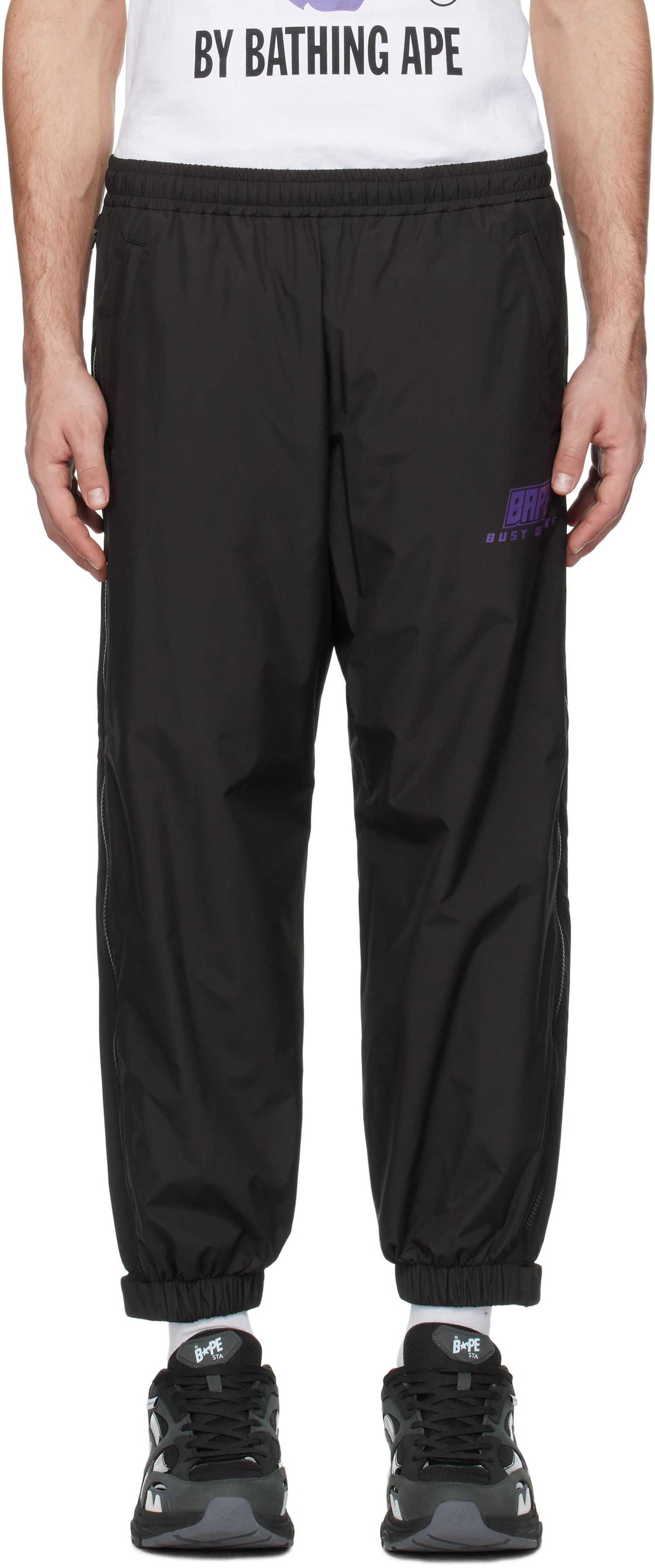 Спортни панталони BAPE Camo Deformation Track Pants Черно | 001PTK801002M, 0
