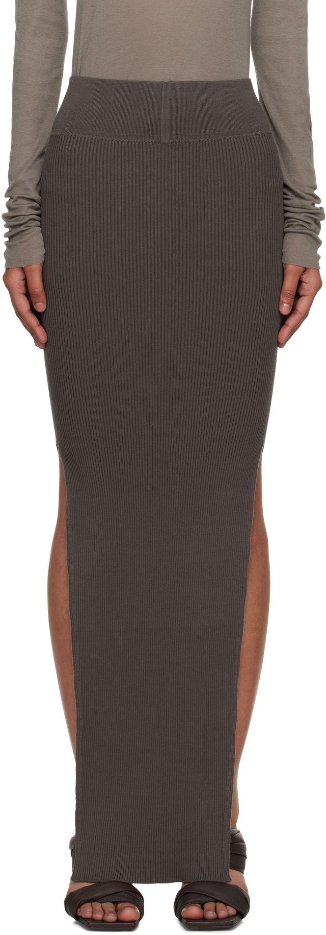 Rick Owens Concordians Sacriskirt Midi Skirt