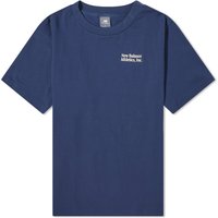 Тениска New Balance Men's NB Athletics Flocked Relaxed Tee Nb Navy Тъмно синьо | MT41588-NNY, 1
