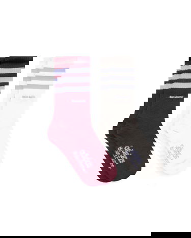 Чорапи adidas Originals Originals x Wales Bonner 3S Striped Crew Socks Многоцветен | KD7727, 0