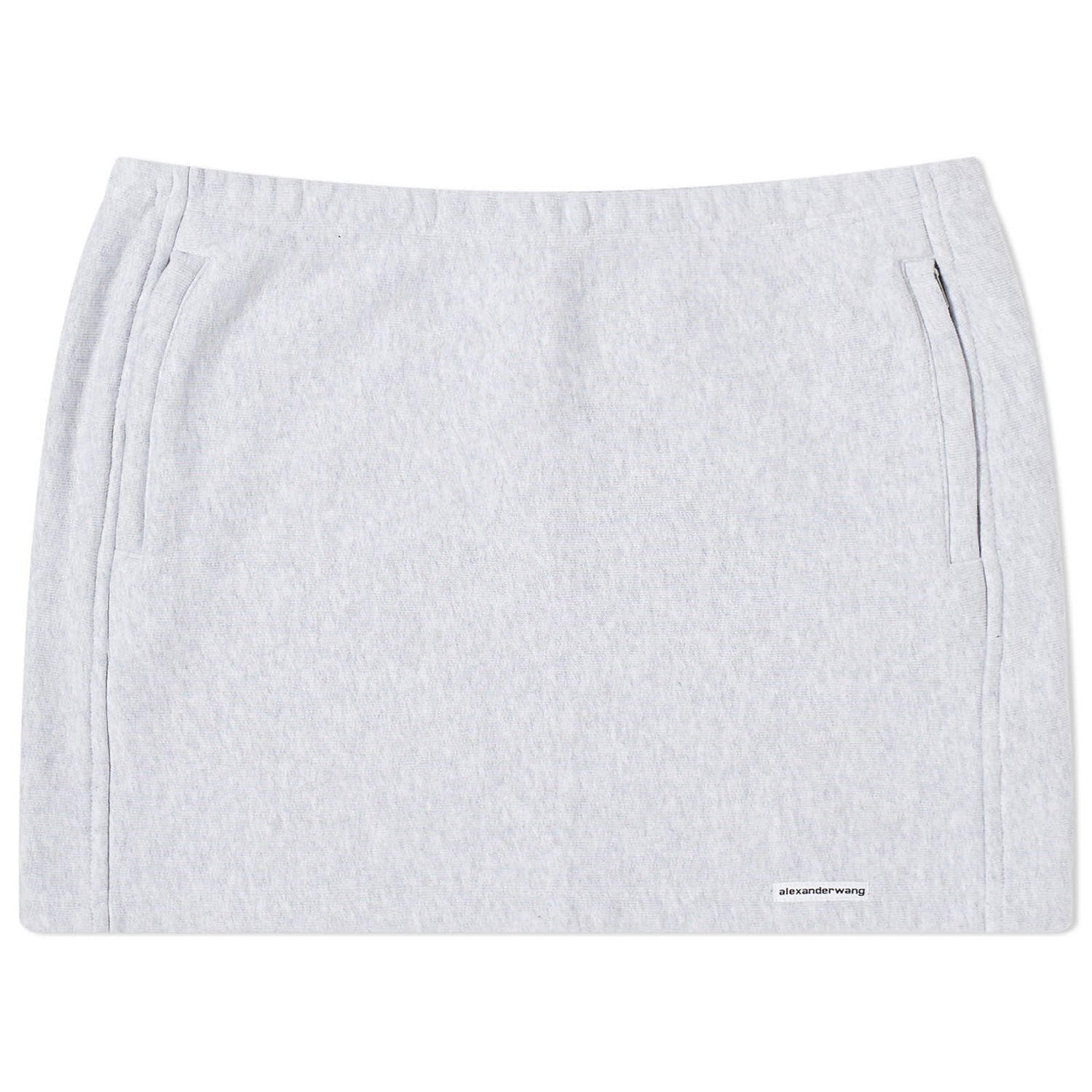 Пола Alexander Wang Mini Logo Sweat Skirt Сиво | 4CC1245056-050, 0