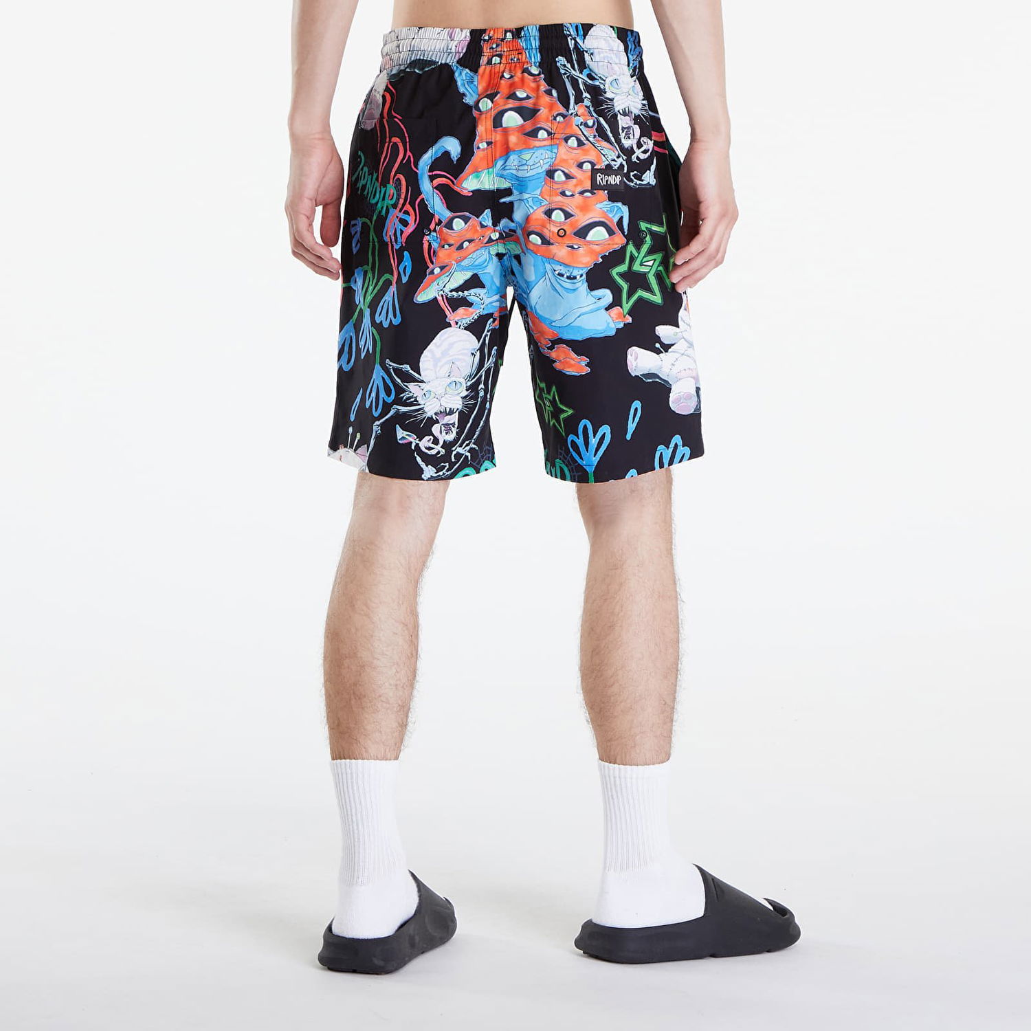 Къси панталони RIPNDIP Travis Swim Shorts Black Многоцветен | RNDSPR24131, 1